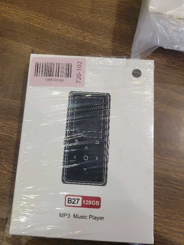 Photo 1 of 128GB MP3 Player with Bluetooth 5.2, AiMoonsa Music Player with Built-in HD Speaker, FM Radio, Voice Recorder, HiFi Sound, E-Book, Earphones Included