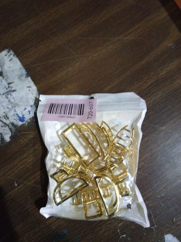 Photo 1 of 10Pcs Small Gold Hair Clips, Medium Metal Hair Claw Clips for Women Thick Thin Hair, Strong Hold Non-Slip Hair Catch Barrettes Jaw Clamp for Long Hair Metal Hair Accessories