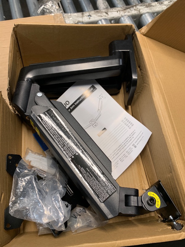 View 3 of ***MISSING PARTS***
HUANUO Gaming Dual Monitor Wall Mount for 17-32 Inch Computer Screen Mount (4.4-17.6lbs Per Arm) - VESA 75x75/100x100 Height Adjustable Stand for Dual Monitors - Home Office Desk Setup