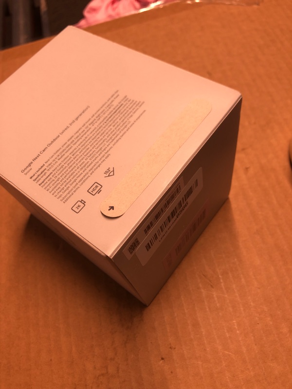 Photo 1 of ***FACTORY SEALED***Google Nest Cam Outdoor (Wired, 2nd Gen) - Security Camera with 2K Video and Gemini, Night Vision, 2-Way Audio - Works with Google Home - 2025 Model - Snow