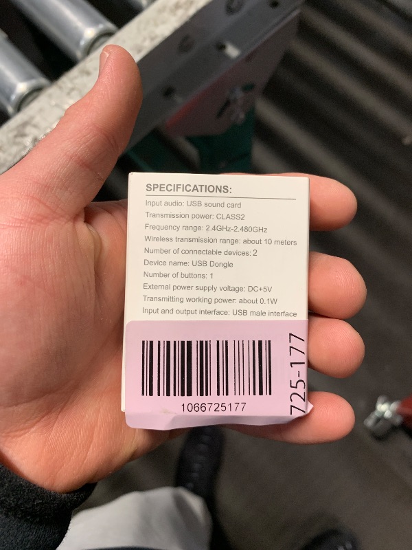 Photo 1 of ***STOCK PHOTO FOR REFERENCE ONLY***Smof USB Bluetooth Audio Adapter for PS5, PS4,Switch,Mac. Compatible Bone Conduction Headsets Wireless Audio Transmitter Dongle with aptX Low Latency Support, USB Bluetooth 5.2 Adapter