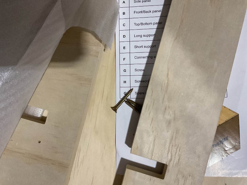 Photo 1 of ***LOOSE PARTS***Amazon Basics Smart Box Spring Bed Base, 5-Inch Height Mattress Foundation, Tool-Free Easy Assembly, Queen, 79"L x 59.5"W x 5"H, White