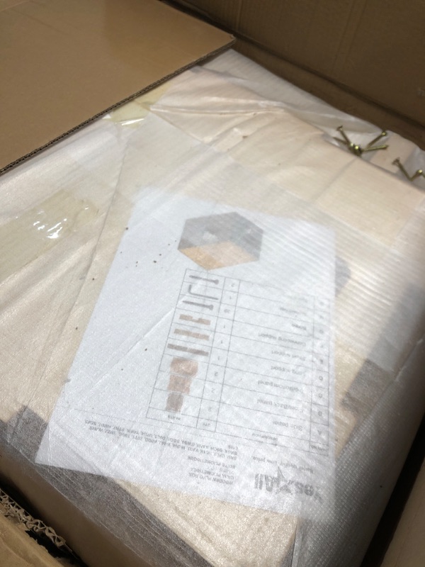 Photo 1 of ***LOOSE PARTS***Amazon Basics Smart Box Spring Bed Base, 5-Inch Height Mattress Foundation, Tool-Free Easy Assembly, Queen, 79"L x 59.5"W x 5"H, White