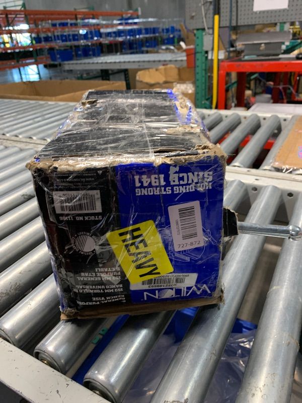 Photo 1 of (SEE NOTES) Wilton General Purpose Bench Vise, 6" Jaw Width, 5" Max Jaw Opening, 3" Throat (11106)