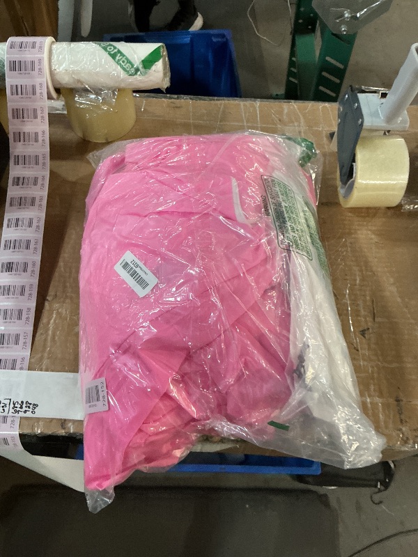 Photo 1 of ***DAMAGED - SEE NOTES/PICTURES*** 9FT Pink Bow Inflatable Arch Outdoor Decorations Giant Blow-up Pink Bow Arch Built-in 5 LED Lights for Birthday Party Decor Wedding Bachelorette Bridal Coquette Supplies for Women Yard Garden Lawn