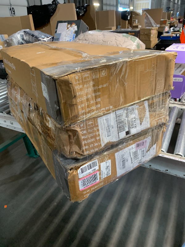 Photo 1 of ***MISSING 5***
Sweetcrispy Folding Chair 20 Pack, Plastic Foldable Chairs with 330-Pound Capacity, Sturdy Metal Portable Chair, Easy to Use and Store, Outdoor and Indoor, for Home, Office, Party, Comfy, White