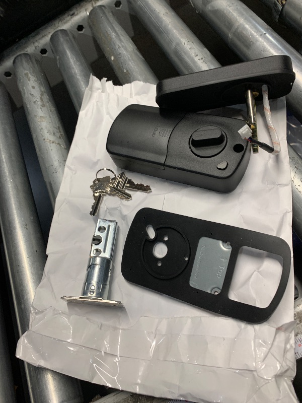 Photo 1 of ***MISSING HARDWARE AND INSTRUCTIONS***
Keyless Entry WiFi Smart Lock, Hornbill Fingerprint Smart Deadbolt with App Control, Compatible with Alexa, Touchscreen Keypad Door Lock with Auto-Lock for Rentals Home