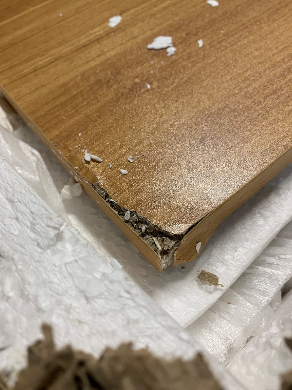 Photo 1 of ***DAMAGED***
JoanKaren Fluted Vanity Desk with LED Lights Mirror & Power Outlet,Modern Glass Top Elegant Vanity Desk with 5 Drawers and Storage Shelf,Dressing Table for Bedroom Girls Women