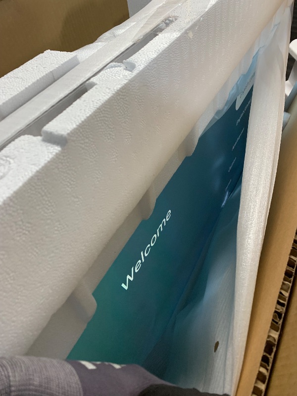 Photo 1 of ***NEW, OPENED FOR TESTING***
***TRUCK/TRAILER PICKUP ONLY*** 
Hisense 65-Inch Class QLED 4K S7N CanvasTV™ Series Dolby Vision HDR Google Smart TV (65S7N) - 144Hz, Art Mode, Anti-Glare Panel, Hi-Matte Display, Frame & UltraSlim Wall Mount Included