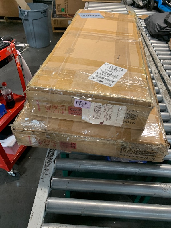 Photo 1 of ***PARTIAL SET, BOXES 2 AND 3 (MISSING BOXES 1 AND 4) - PRICE ADJUSTED***
***TRUCK/TRAILER PICKUP ONLY***
Twin Murphy Bed Space-Saving Wall Bed with Cabinet, Drawers and Storage Shelves for Multipurpose Guest Room or Home Office