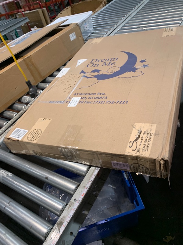 Photo 1 of ***STOCK PHOTO FOR REFERENCE ONLY***
***LIGHT BLUE***
Dream On Me Holly 3” Mini/Portable Crib Mattress, Greenguard Gold & BSA Certified, Fits Portable & Mini Cribs, Lightweight Fiber Core, Waterproof Vinyl Cover (38"x24"x3")