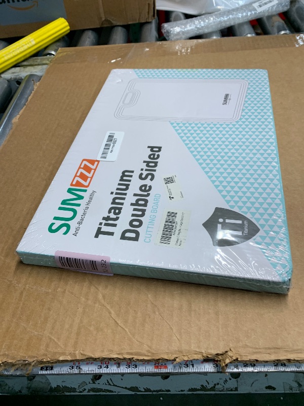 Photo 1 of ***FACTORY SEALED***
Titanium Cutting Board for Kitchen, Cutting Board Double Sided Food Grade, Pure Titanium/PP, Easy to Clean Large Size 16”×11”