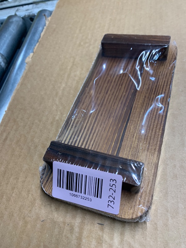 Photo 1 of ***FACTORY SEALED*** 
FLYIEE Wood Risers for Decor Display, Bathroom Counter Sink Decor, Dish Soap Tray Wood Tray for Kitchen Counter, Small Wooden Soap Stand, Wood Soap Pedestal, Soap Dispenser Stand Modern Farmhouse