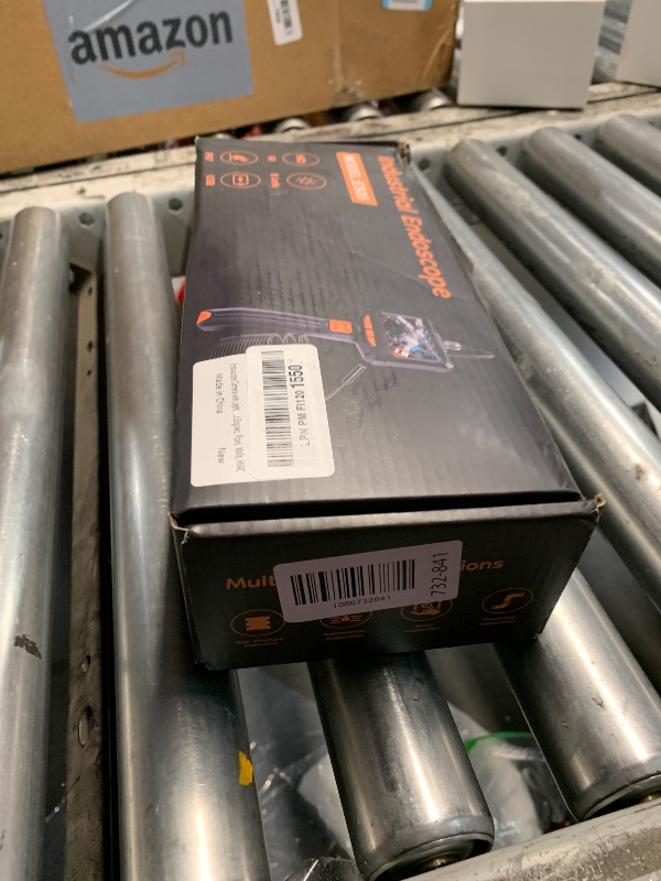 Photo 1 of ***MISSING ACCESSORIES*** FFXET Borescope Camera with Light, 4.3" IPS 1080P HD Handheld Endoscope, 8 Adjustable LEDs, 16.4ft Semi-Rigid Snake Cable, IP67 Waterproof, Inspection Camera for Automotive,Sewer, HVAC,Wall, Men Tools