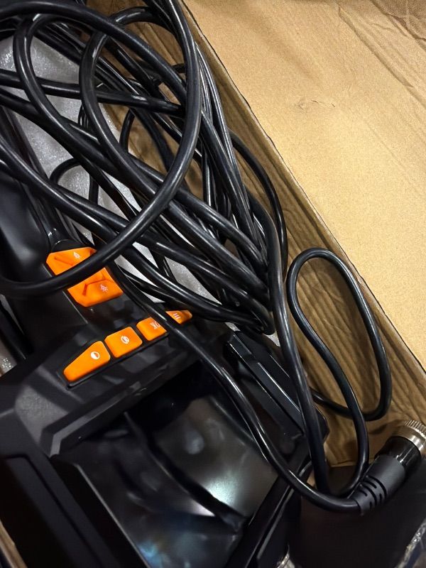 Photo 1 of ***MISSING ACCESSORIES*** FFXET Borescope Camera with Light, 4.3" IPS 1080P HD Handheld Endoscope, 8 Adjustable LEDs, 16.4ft Semi-Rigid Snake Cable, IP67 Waterproof, Inspection Camera for Automotive,Sewer, HVAC,Wall, Men Tools