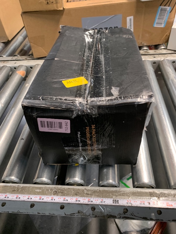 Photo 1 of ***MISSING PARTS***
INCLY 30PCS Slatwall Accessories Set, Includes 4 Pack Ventilated Metal Wire Slatwall Baskets and 26PCS Multisized Heavy Duty Slatwall Hooks for Garage Organization Rooms Workshop Storage