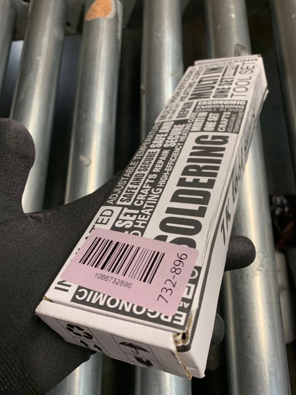 Photo 1 of ***MISSING PARTS***
60W Adjustable Temperature Soldering Iron Kit - 9-in-1 With 5 Tips, Solder Wire Stand for Soldering and Repair