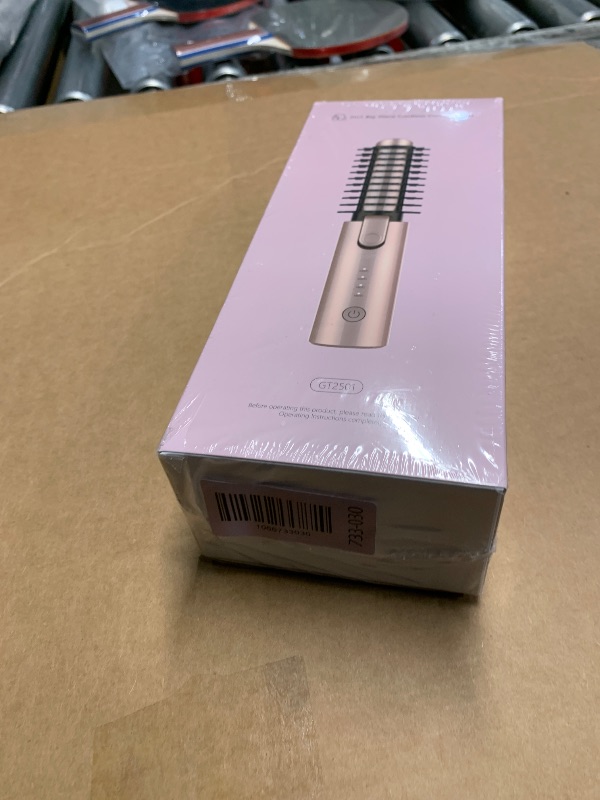 View 2 of ***FACTORY SEALED*** 
Cordless Curling Iron Brush, 3-in-1 Travel Hair Curler Straightener Brush, 7000mAh Rechargeable Mini Curling Iron Tool, 4 Temperatures/Fast Heating/Anti-Scald/Anti-Frizz Hot Rollers