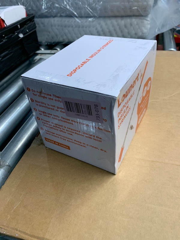 Photo 1 of ***FACTORY SEALED*** 
U-100 Syringes, 30G 5/16" (8mm) 1ml/cc Disposable, Individual Wrapped, Lab Supplies (120 Pack)