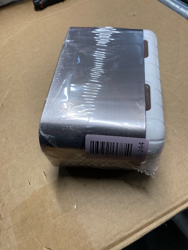 Photo 1 of ***FACTORY SEALED*** 
LAFARA Toothbrush Holders for Bathroom Organizer Countertop, Detachable Anti-Slip Large Electric Toothbrush Holders, Brushed Nickel Toothbrush and Toothpaste Storage Caddy Drainage for Family, Kids