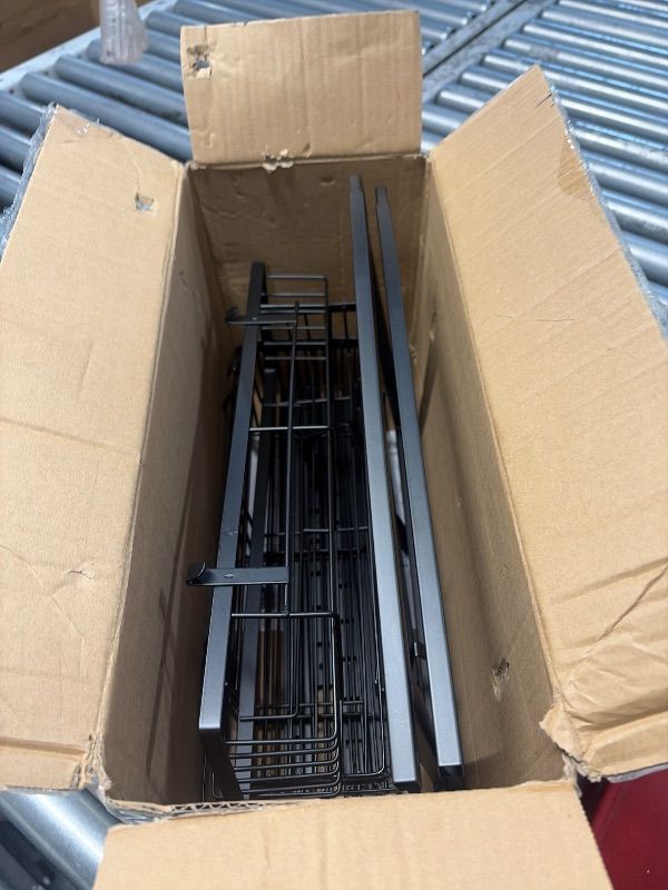 View 2 of ***BLACK***MISSING PARTS***
Mefirt White 9-Tier Over The Door Pantry Organizer, Pantry Organization and Storage, Deep Baskets Hanging Heavy-Duty Metal, Wall Spice Rack Seasoning Shelves for Home & Kitchen, Laundry Room Bathroom