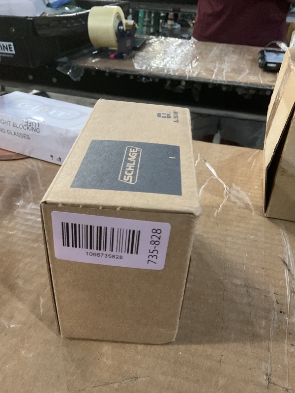 Photo 1 of *************DEFECTIVE- FOR PARTS ONLY**************
Schlage B81 622 Deadbolt with Standard Trim, Non-Keyed One Sided Deadbolt, Highest Residential Security, Matte Black