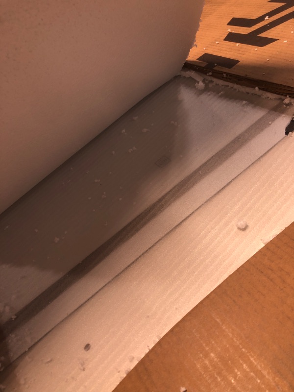 Photo 1 of ***MISSING PARTS*** Homesflex Vanity Desk with Mirror and LED Lights, 43'' W Makeup Vanity Desk with Power Outlet, 3 Color Modes, 7 Drawers Vanity Table with Chair, Dressing Table for Bedroom, Dressing Room (White)