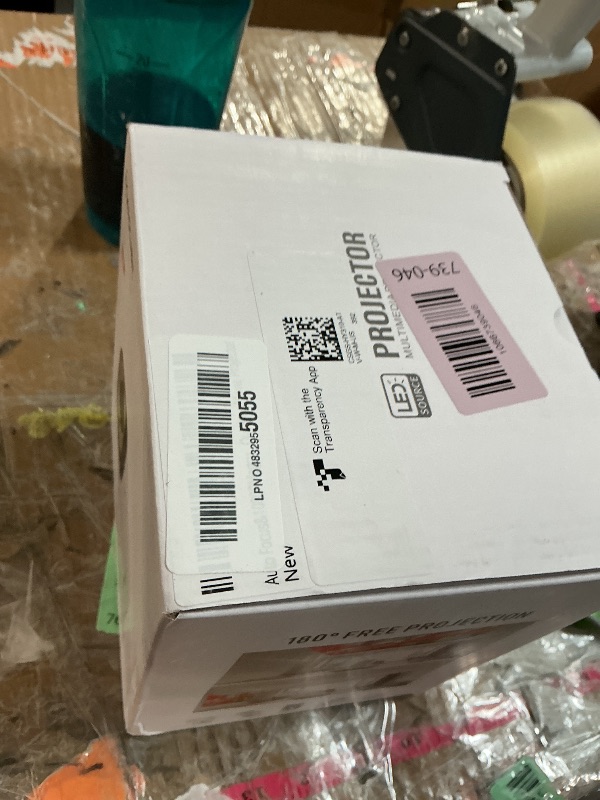 Photo 1 of ?Auto Focus&1080P?Magcubic Mini Smart Projector with 4K Support, Portable Projector with Wifi and Bluetooth, 5W Speaker, Built in Apps, Voice Control, Outdoor Movie Projector