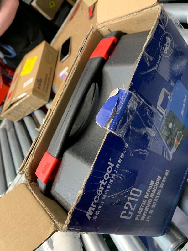 Photo 1 of ***DAMAGED - SEE NOTES/PICTURES*** PLAYOCCAR 80W Plastic Welder Kit with 600pcs Hot Staples, 110V Hot Stapler Plastic Welding Machine Kit, 5 Speed Power Adjustment (15W 35W 45W 65W 80W)