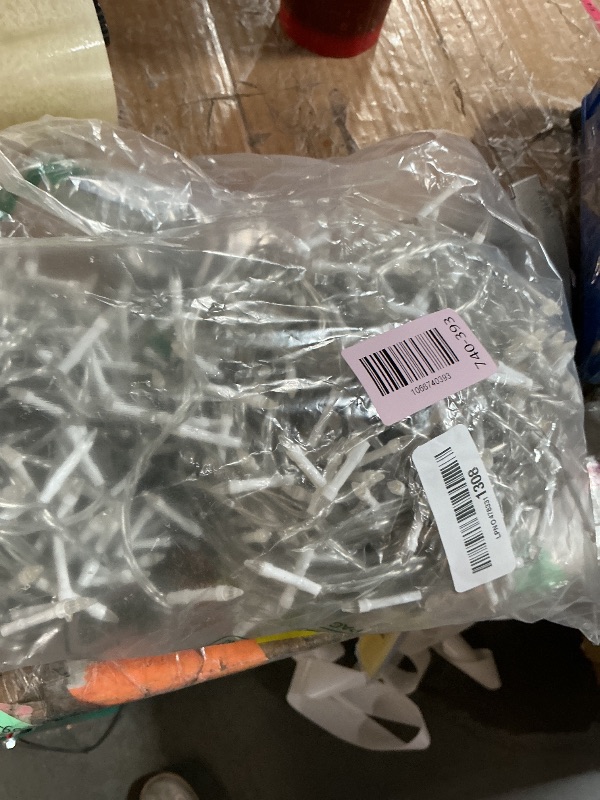 Photo 1 of ***DAMAGED - SEE NOTES/PICTURES*** JMEXSUSS 200 LED String Lights Indoor Outdoor Clear Wire, Connectable Warm White Christmas String Lights for Bedroom, 66 Ft Twinkle Fairy Light Plug in for Wedding Home Tree Yard Patio Spring Decor