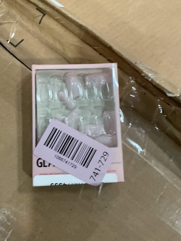 View 3 of ***MISSING PARTS***
Glamnetic Press On Nails - Blush Dream | Medium Coffin Pink Fake Nails, Salon Quality Milky Nails | 15 Sizes - 30 Nail Kit with Glue