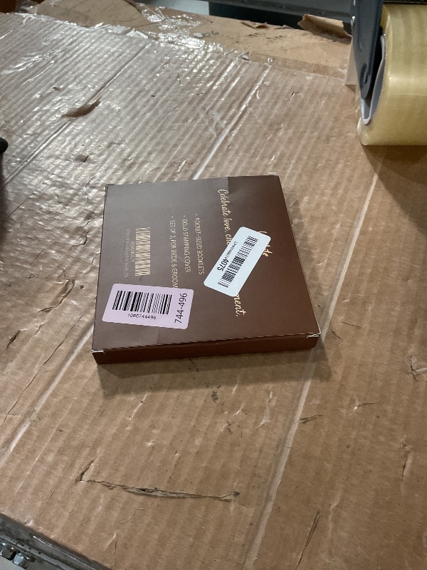 Photo 1 of ***PARTIAL SET, MISSING "HIS" BOOK*** 
WEMATE Vow Books His and Hers,Wedding Vow Book with Gold Foil and 2 Pens, Wedding Essentials, Beautiful Wedding Present Stuff - Brown and Apricot