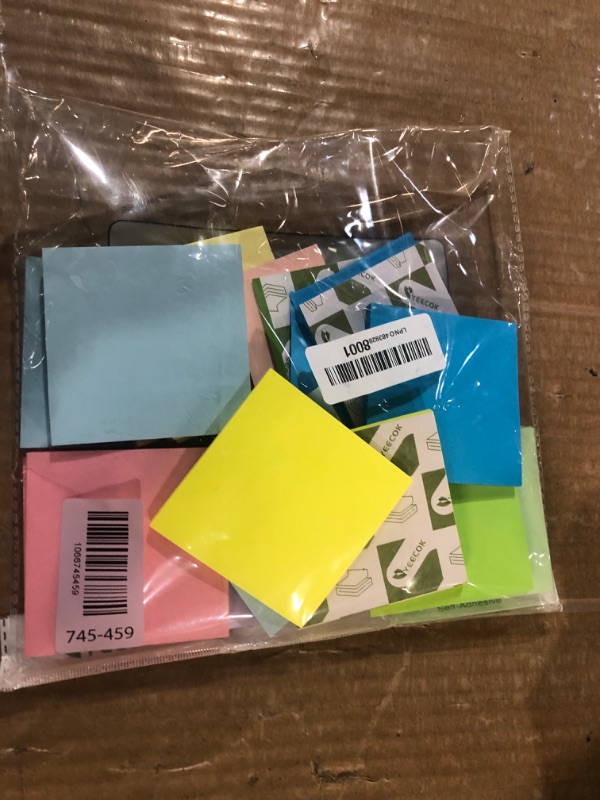 Photo 1 of (18 Pads) Sticky Notes 3x3 inch, Self-Stick Pads Pastel Colors Sticky Note, Recyclable, Easy to Post for Home, Office, Notebook