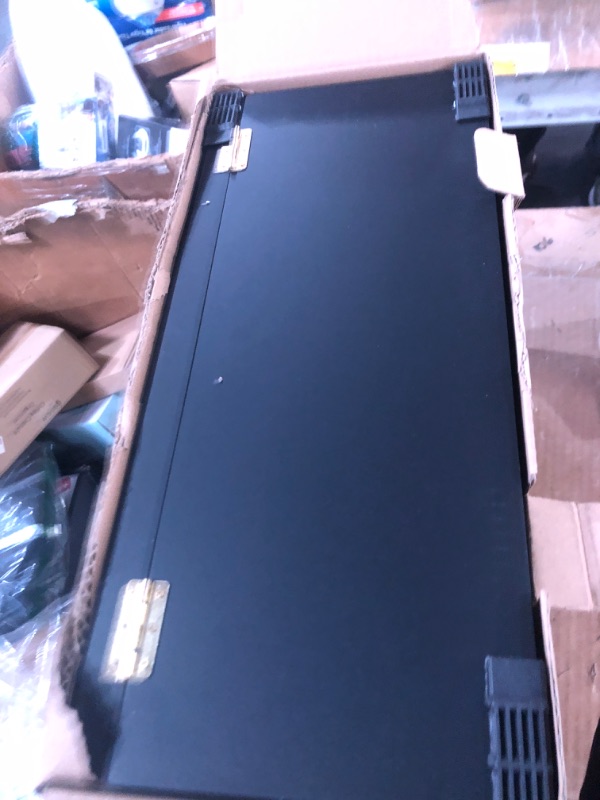 Photo 1 of ***CASE ONLY*** 
TJ.MOREE 2 Football Case Display Case Full Size, Rugby Holders for Balls Display, Wall Mount Shadow Box with Locks for Home Football Collector Memorabilia Autograph Balls - Black