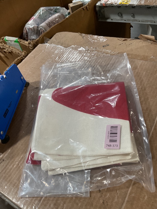 Photo 1 of ***STOCK IMAGE FOR REFERENCE***
GIOPAMGO Navy Blue White Pillow Covers 20x20 Set of 2, Gray Abstract Dahlia Farmhouse Decorations Throw Pillow Covers Geometry Design Summer Outdoors Decorative Linen Cushion Case for Couch Sofa Home