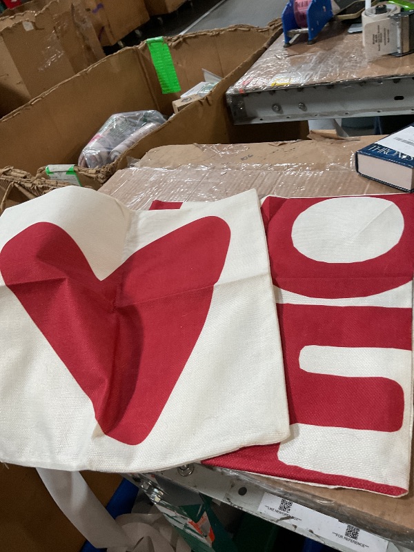 Photo 1 of ***STOCK IMAGE FOR REFERENCE***
GIOPAMGO Navy Blue White Pillow Covers 20x20 Set of 2, Gray Abstract Dahlia Farmhouse Decorations Throw Pillow Covers Geometry Design Summer Outdoors Decorative Linen Cushion Case for Couch Sofa Home