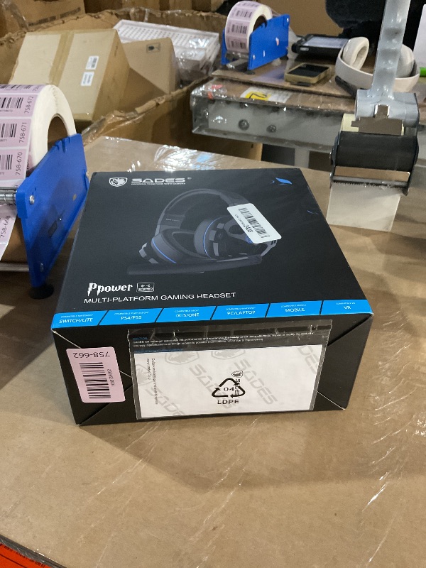 Photo 1 of ***MISSING PARTS***
Gaming Headset for Xbox one PS4 (Black)