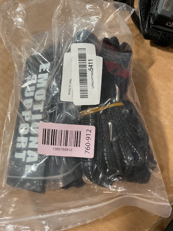 Photo 1 of ***MISSING PARTS***
MOOGROU Service Dog Vest Harness and Leash Set+10 Patches,No Pull&Easy Walk Reflective Dog Harness with Soft Padded Handle for Training/Everyday,Fit Small/Medium/Large/Extra-Large Dogs (Black L)