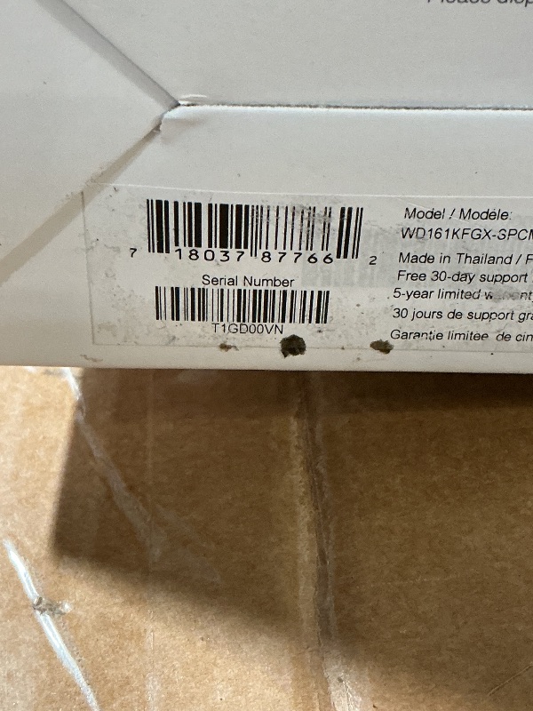 Photo 1 of ** serial number on the product is different than the serial number on the box **
Western Digital 16TB WD Red Pro NAS Internal Hard Drive HDD - 7200 RPM, SATA 6 Gb/s, CMR, 512 MB Cache, 3.5" - WD161KFGX