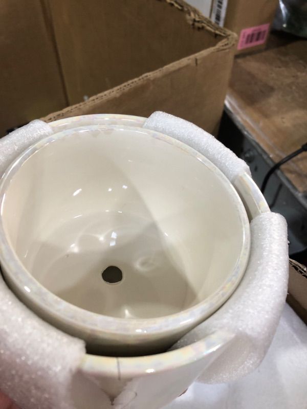 Photo 1 of ***MISSING PARTS***
EFISPSS Plant Pots, 4+5+6 Inch Pots for Indoor Plants,Ceramic Planter Pot with Drainage Hole,Flower Pots for Succulent Cactus,Set of 3 - Rainbow Pearl Glaze
