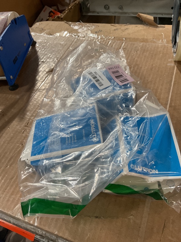 Photo 1 of * 1 light switch is correct, the other 2 are basic* Lutron Caseta Original Smart Light Switch (Lutron Smart Hub Required), for Home, LED Lights, and Fans, 6 Amp, Single-Pole/3-Way, Neutral Required, PD-6ANS-WH 3 Pack, White