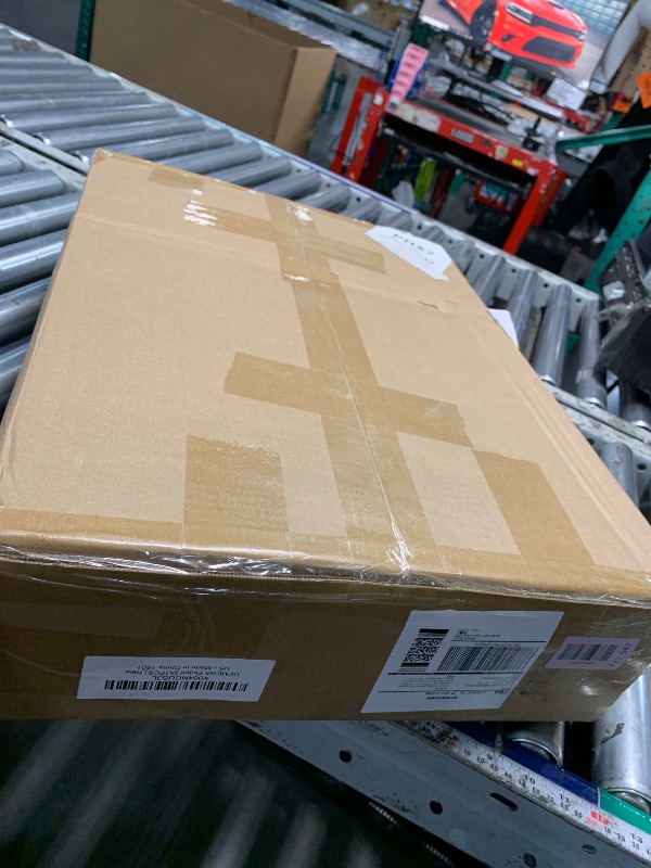 Photo 1 of ***FACTORY SEALED***Fluted Night Stand with Charging Station, Wood Nightstand with Large Drawer and Open Storage Cabinet, Mid-Century Modern Bedside Table End Table for Bedroom Closet Office