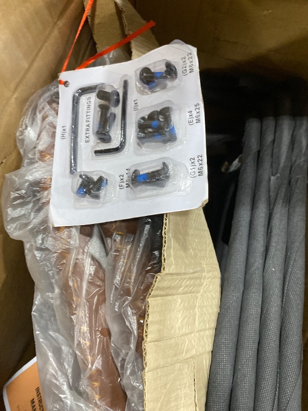 Photo 1 of *DUMOS 26 Inch Counter Height Bar Stools Set of 2, Modern Faux Leather High Barstools with Back and Metal Leg, Bar Chairs for Kitchen lsland, Brown