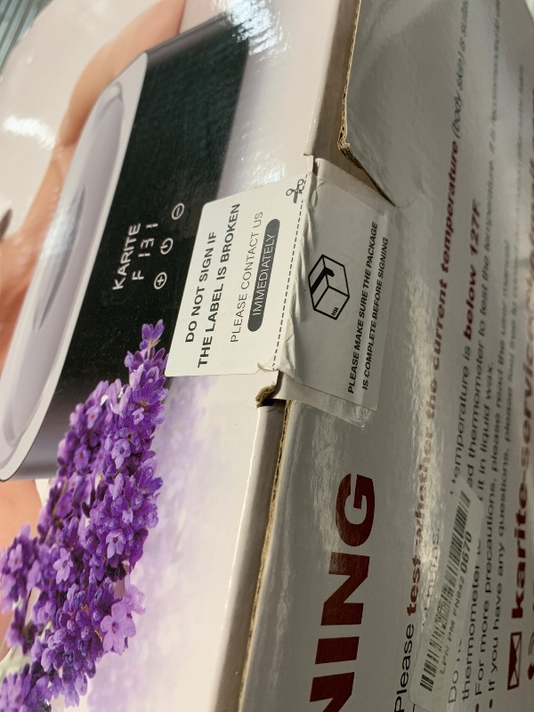 Photo 1 of ***FACTORY SEALED***Paraffin Wax Machine for Hand and Feet - Karite Paraffin Wax Bath 4000ml Paraffin Wax Warmer Moisturizing Kit Auto-time and Keep Warm Paraffin Hand Wax Machine