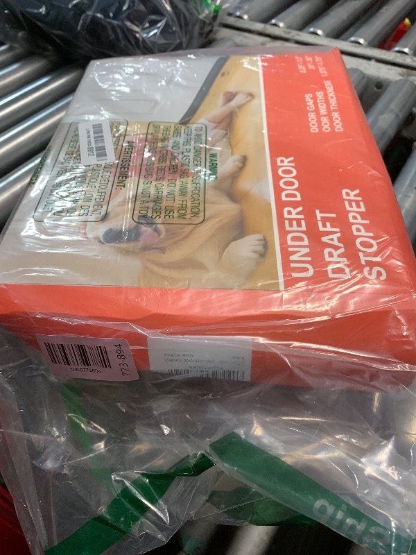 Photo 1 of (2 Pack) Under Door Draft Stopper, Under Door Blocker Size of Adjustable Size from 30" to 36", Easy Install,Gap Filler, Reduces Air Draft, Noise & Sound, Door Seal for Improved Insulation