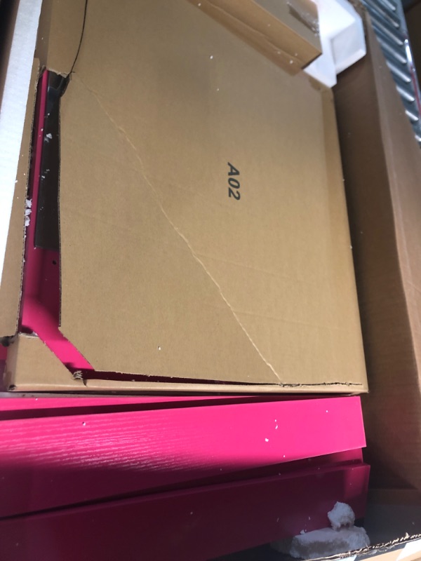 Photo 1 of ***FACTORY SEALED**OPENED FOR INSPECTION OF MIRROR ***MIRROTOWEL Vanity Desk with Mirror and LED Light Strip,Dressing Table with Large Drawer, 3 Level Storage Dresser & 3 Lighting Modes Adjustable Brightness, Suitable for Bedroom