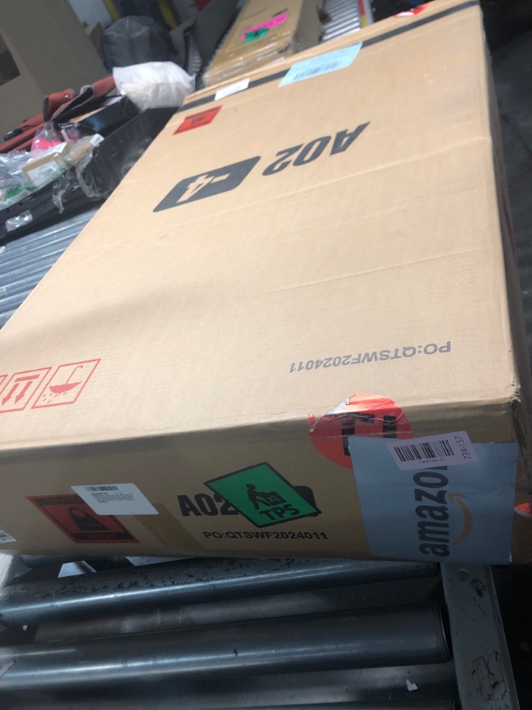 Photo 1 of ***FACTORY SEALED**OPENED FOR INSPECTION OF MIRROR ***MIRROTOWEL Vanity Desk with Mirror and LED Light Strip,Dressing Table with Large Drawer, 3 Level Storage Dresser & 3 Lighting Modes Adjustable Brightness, Suitable for Bedroom