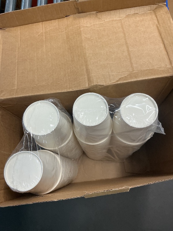 Photo 1 of ***MISSING TWO PACKS***RACETOP 8 oz 500 Pack Disposable Paper Coffee Cups, Disposable Paper Cups, Hot Coffee Cups for Office, Party, Home
