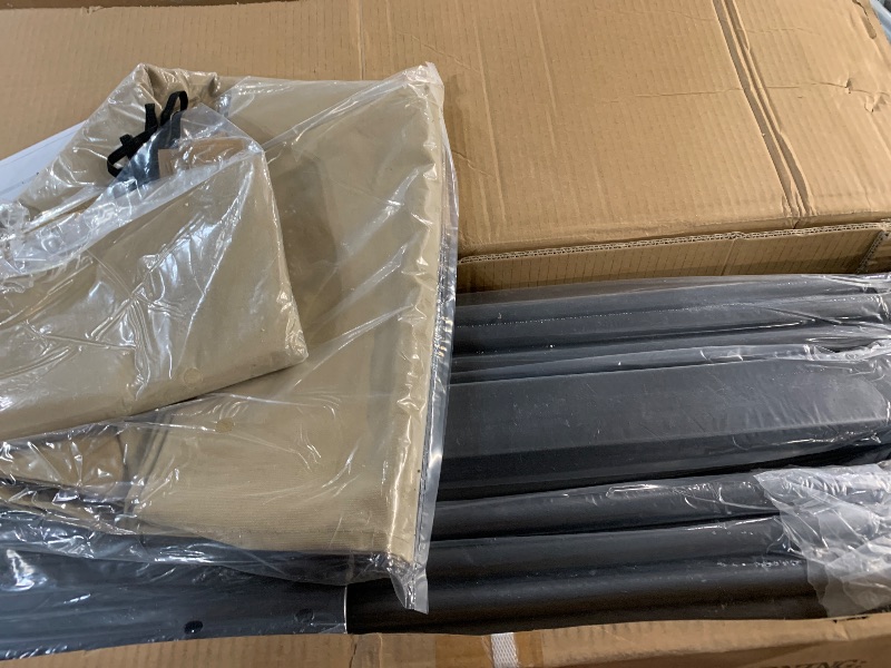 Photo 1 of ***************INCOMPLETE ITEM, THIS IS ONLY BOX #2 OUT OF 2 TOTAL****************
GarveeLife 12x20 ft Aluminum Pergola Outdoor Metal Pergola with Adjustable Canopy Reinforced Frame Outdoor Shelter for Backyard Garden Deck- Khaki