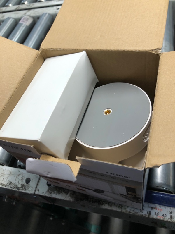 Photo 1 of (missing remote) Mini Projector with WiFi and Bluetooth, Portable Projector 4k 1080P Support 5w Sound Base Speaker, 170 ANSI, Android 11, Auto Vertical Keystone Smart Proyector for Home Bedroom Outdoor, HY300 Ultra